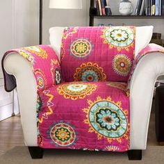 Suzani Arm Chair Cover