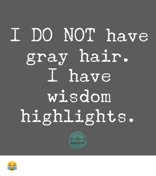 grått hår
