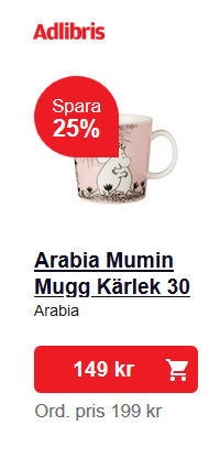 Kampanj på Arabia Mumin Mugg