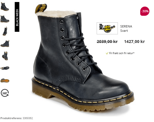 doc martens pris