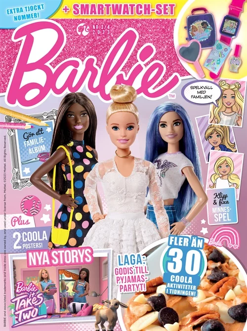 Få 10% rabatt på tidningen Barbie och få en Barbiedocka på köpet